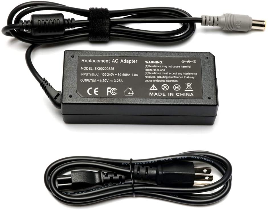 Adapter Laptop Charger for IBM Lenovo Thinkpad 20V 3.25A 65W L512